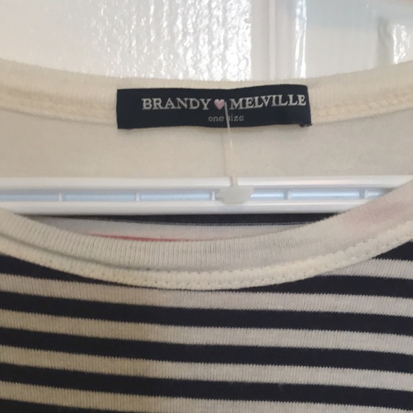 Brandy Melville Blocked Stripped T - Picture 2 of 2